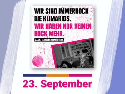 Klimastreik | 23. September 2022 um 14:00 Uhr | Friedensplatz Darmstadt